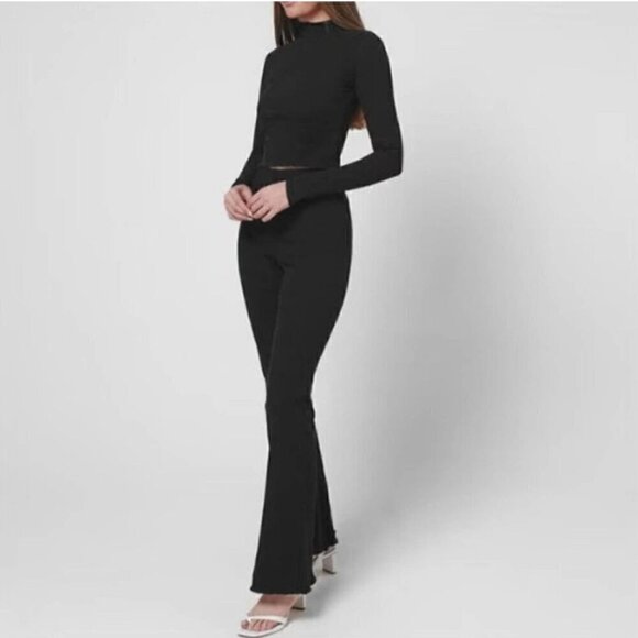 NWT Good American Double Knit Rib Slim Pant - Size 4 (XL) - Picture 11 of 11